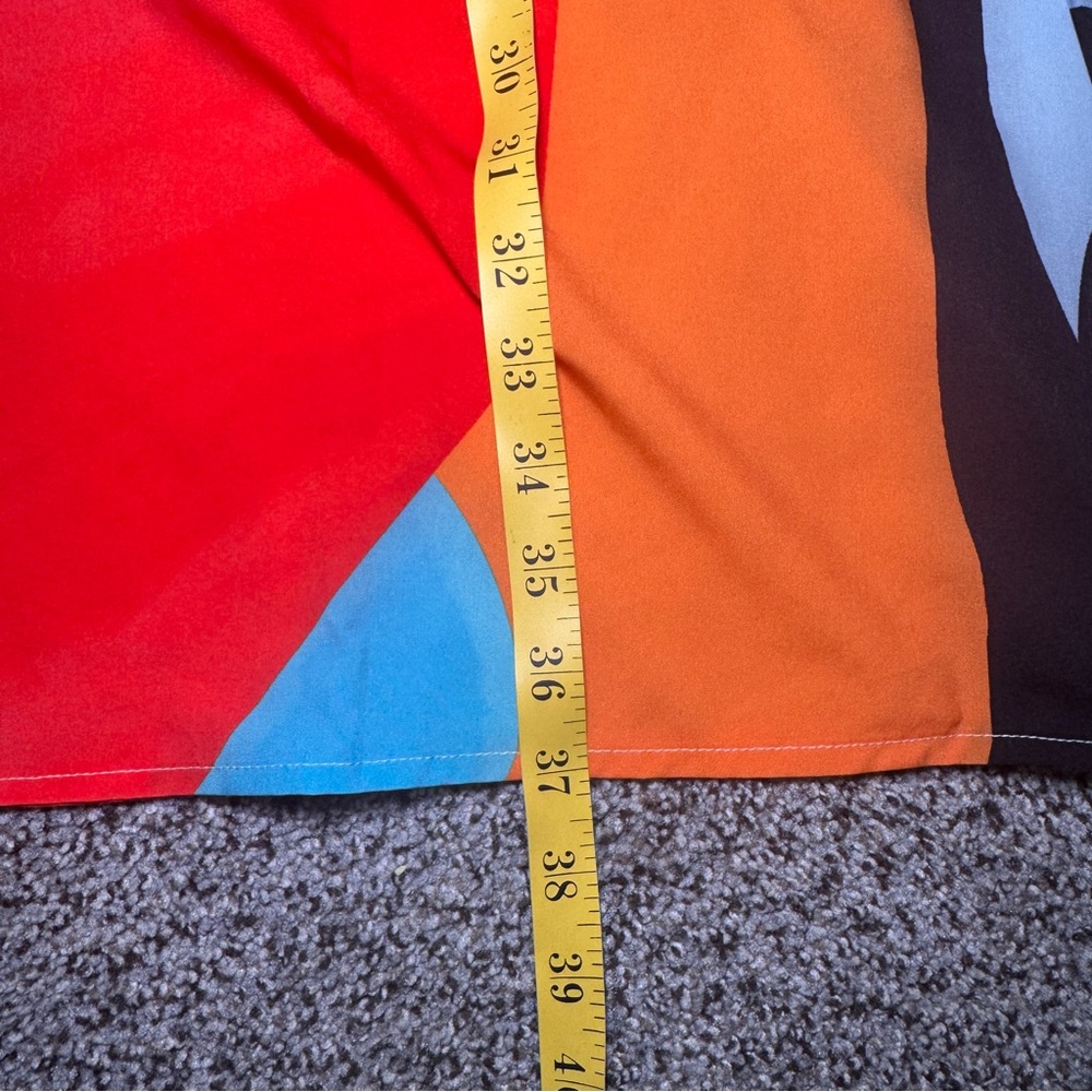 Colorful Abstract Women's Slip Dress - Picture 8 of 8